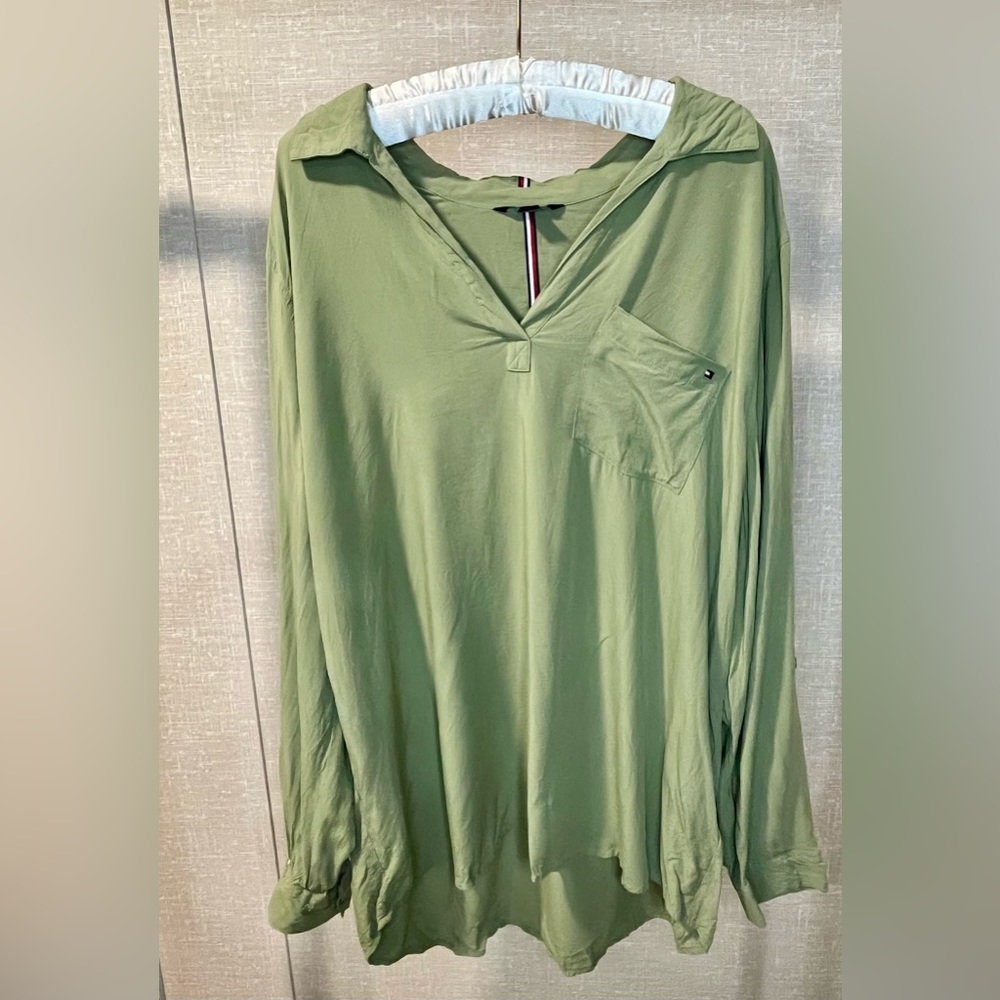 Green Tommy Hilfiger Blouse